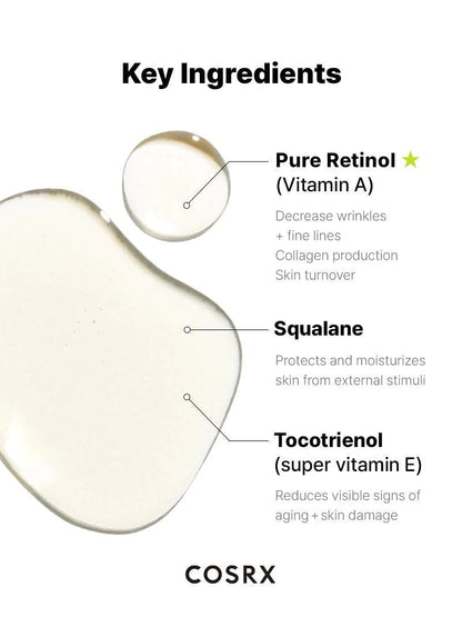 Buy Cosrx The Retinol 0.5 Oil 20ml Online in Saudi Arabia - YASHIE SA