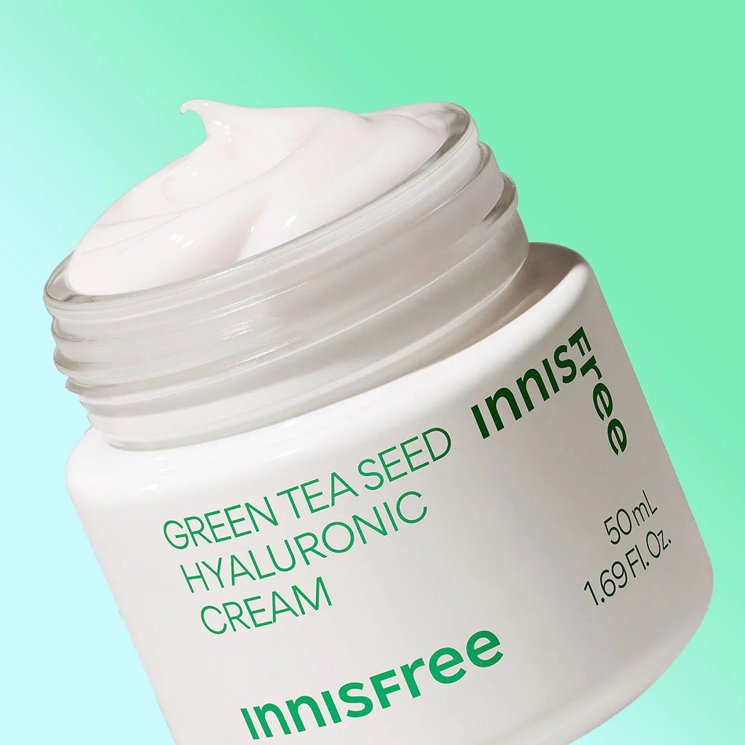 Buy Innisfree Green Tea Hyaluronic Cream 50ml Online in Saudi Arabia - YASHIE SA