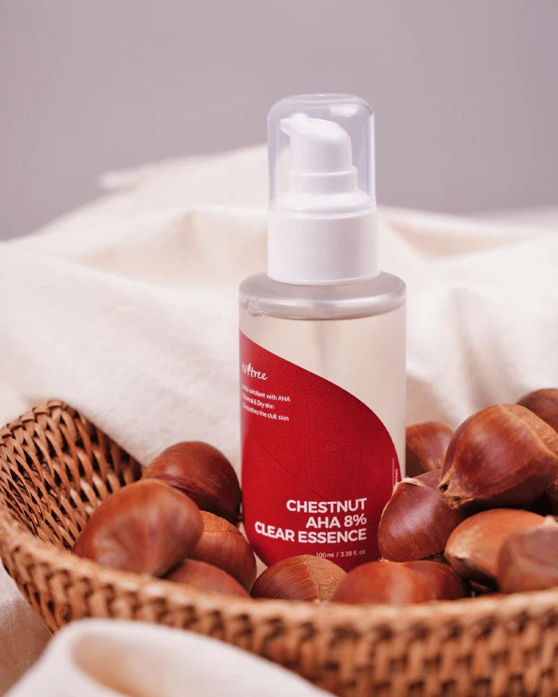 Buy Isntree Chestnut AHA 8% Clear Essence 100ml Online in Saudi Arabia - YASHIE SA