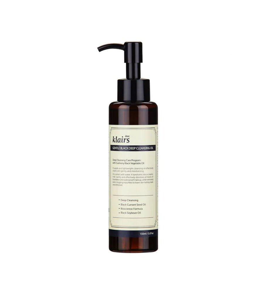 Buy Klairs Gentle Black Deep Cleansing Oil 150ml Online in Saudi Arabia - YASHIE SA