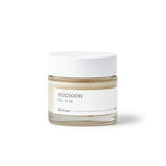 Front view of mixsoon Bean Cream 50ml glass jar with a white lid on a clean white background.