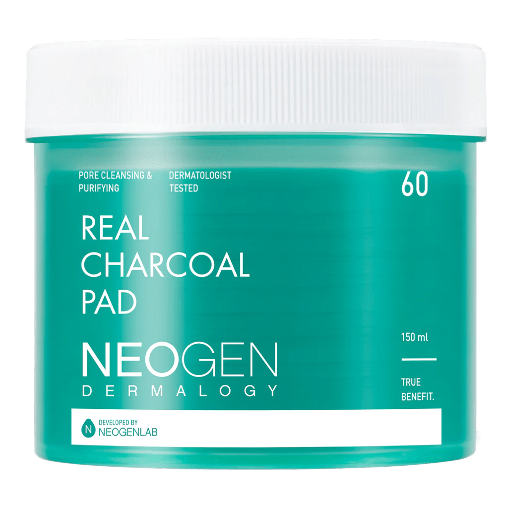 Buy Neogen Dermalogy Real Charcoal Pad 150ml (60 Pads) Online in Saudi Arabia - YASHIE SA