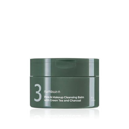 Buy Numbuzin No.3 Pore & Makeup Cleansing Balm With Green Tea And Charcoal 85g Online in Saudi Arabia - YASHIE SA
