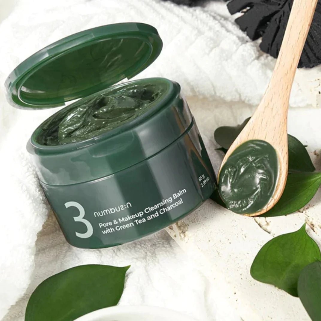 Buy Numbuzin No.3 Pore & Makeup Cleansing Balm With Green Tea And Charcoal 85g Online in Saudi Arabia - YASHIE SA