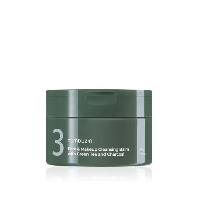 Buy Numbuzin No.3 Pore & Makeup Cleansing Balm With Green Tea And Charcoal 85g Online in Saudi Arabia - YASHIE SA