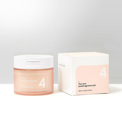 Buy Numbuzin No.4 Pore Zero Peeled Egg Toner Pad 70Pads 180ml Online in Saudi Arabia - YASHIE SA