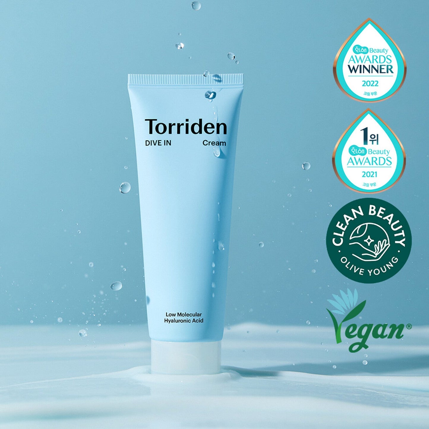 Buy Torriden DIVE IN Low Molecular Hyaluronic Acid Cream 80ml Online in Saudi Arabia - YASHIE SA